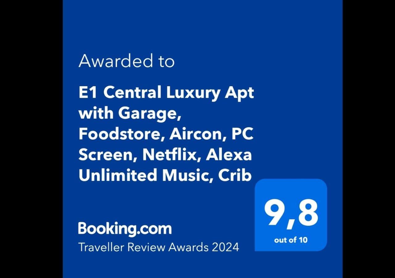 E1 Luxury Oldtown Apt - 2X Parking, Foodstore, Pcscreen, Netflix, Unlimited Music, Crib, Babychair, Fastwifi, Aircon Koszyce Zewnętrze zdjęcie