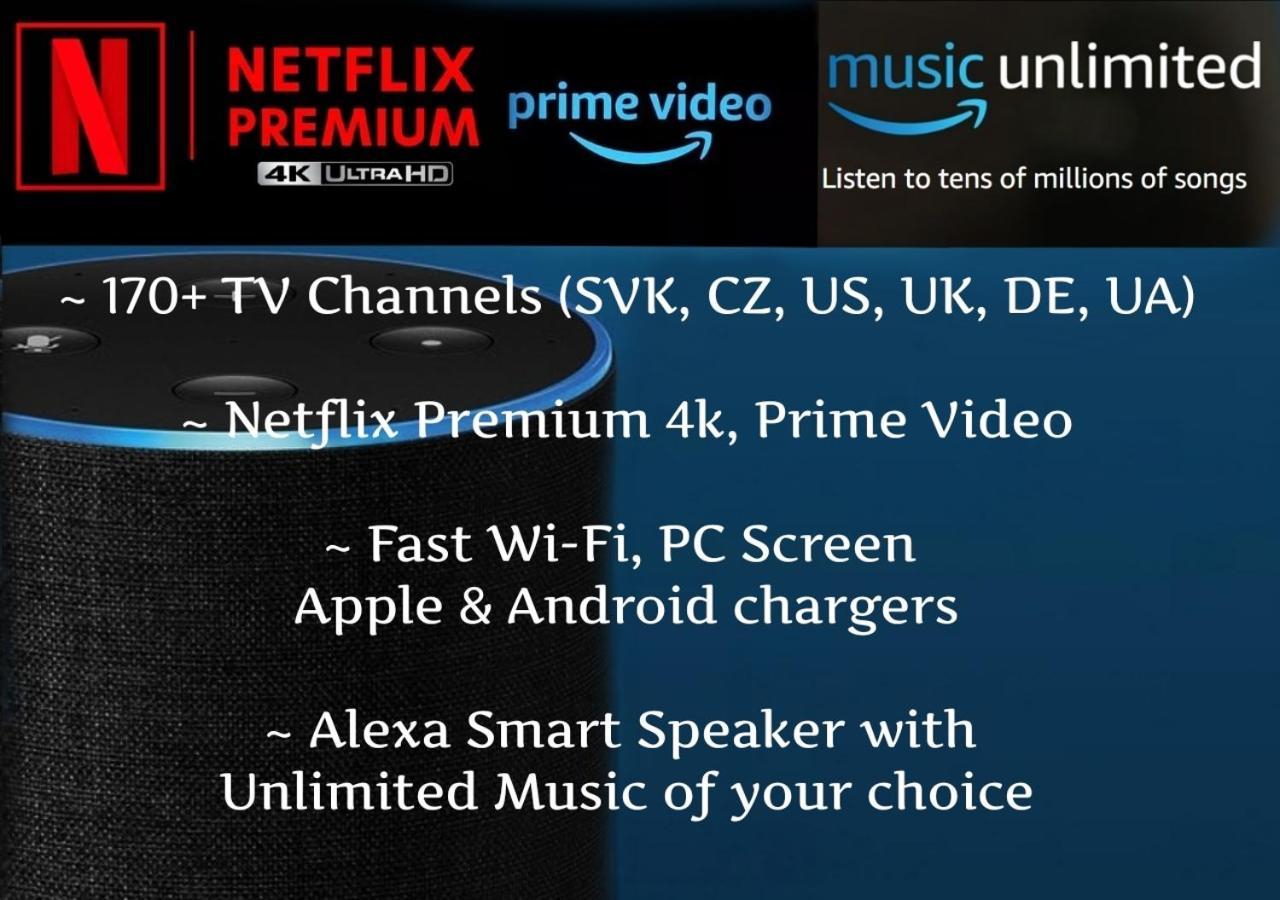 E1 Luxury Oldtown Apt - 2X Parking, Foodstore, Pcscreen, Netflix, Unlimited Music, Crib, Babychair, Fastwifi, Aircon Koszyce Zewnętrze zdjęcie
